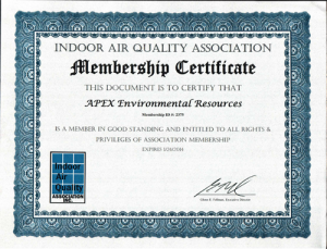 IAQA Certificate